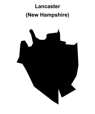 Lancaster (New Hampshire) boş ana hat haritası