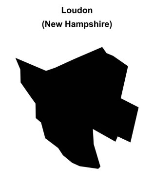 Loudon (New Hampshire) boş ana hat haritası