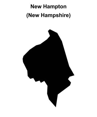 New Hampton (New Hampshire) boş ana hat haritası