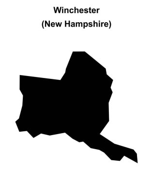 Winchester (New Hampshire) boş ana hat haritası