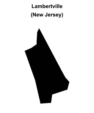 Lambertville (New Jersey) boş ana hat haritası