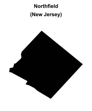Northfield (New Jersey) boş ana hat haritası