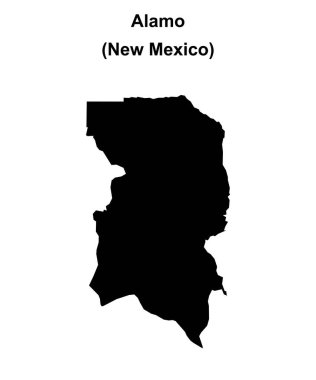 Alamo (New Mexico) boş ana hat haritası