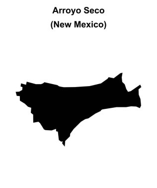 Arroyo Seco (New Mexico) boş ana hat haritası