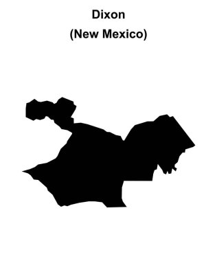 Dixon (New Mexico) boş ana hat haritası