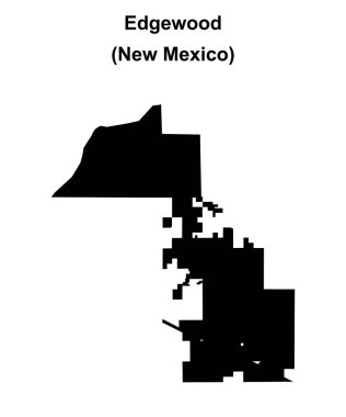 Edgewood (New Mexico) boş ana hat haritası