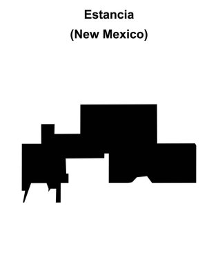 Estancia (New Mexico) boş ana hat haritası