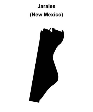 Jarales (New Mexico) boş ana hat haritası