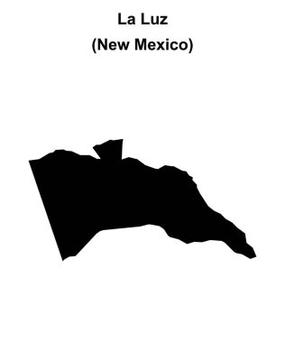 La Luz (New Mexico) boş ana hat haritası