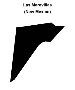 Las Maravillas (New Mexico) boş ana hat haritası