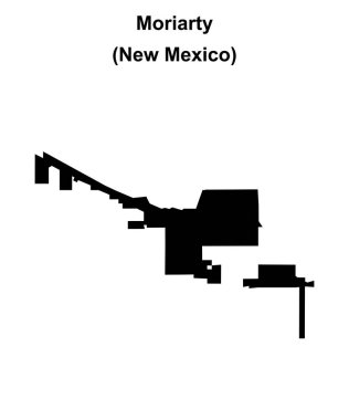 Moriarty (New Mexico) boş ana hat haritası