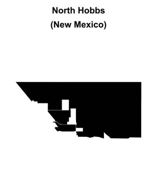 Kuzey Hobbs (New Mexico) boş ana hat haritası