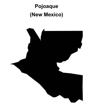 Pojoaque (New Mexico) boş ana hat haritası