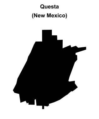Questa (New Mexico) boş ana hat haritası