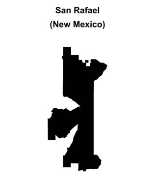 San Rafael (New Mexico) boş ana hat haritası