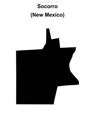 Socorro (New Mexico) boş ana hat haritası