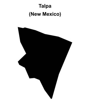 Talpa (New Mexico) boş ana hat haritası