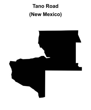 Tano Yolu (New Mexico) boş ana hat haritası