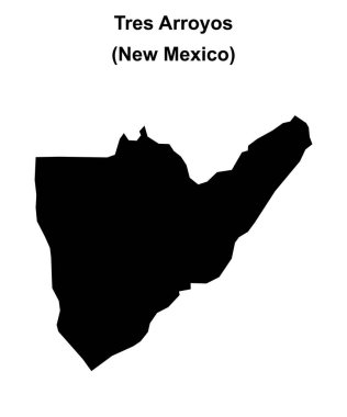 Tres Arroyos (New Mexico) boş ana hat haritası