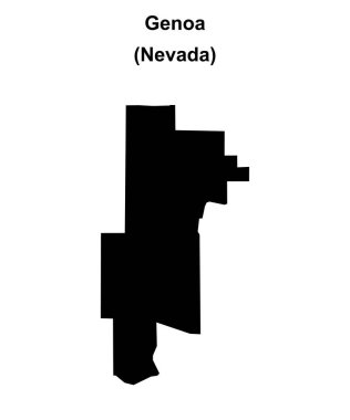Genoa (Nevada) boş ana hat haritası