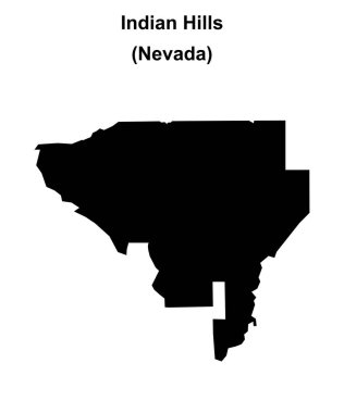 Indian Hills (Nevada) boş ana hat haritası