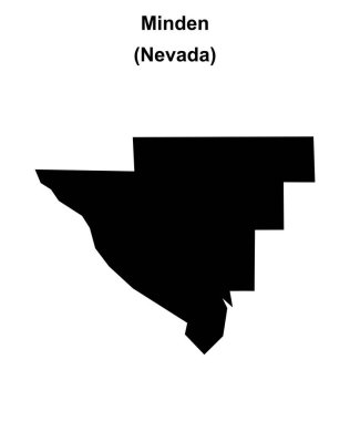 Minden (Nevada) boş ana hat haritası