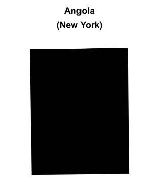 Angola (New York) boş ana hat haritası