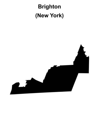 Brighton (New York) boş ana hat haritası