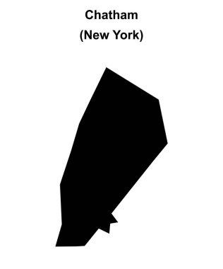 Chatham (New York) boş ana hat haritası