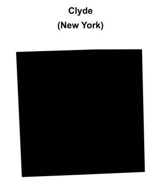 Clyde (New York) boş ana hat haritası