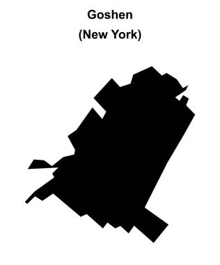 Goshen (New York) boş ana hat haritası