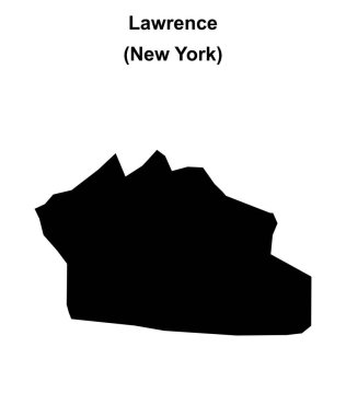 Lawrence (New York) boş ana hat haritası