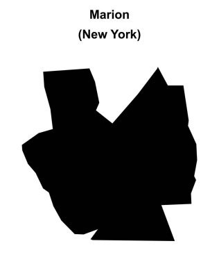 Marion (New York) boş ana hat haritası