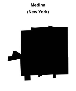Medine (New York) boş ana hat haritası