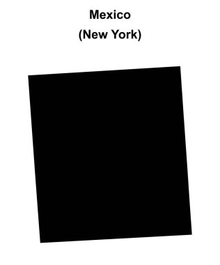 Meksika (New York) boş ana hat haritası