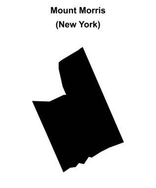 Morris Dağı (New York) boş ana hat haritası