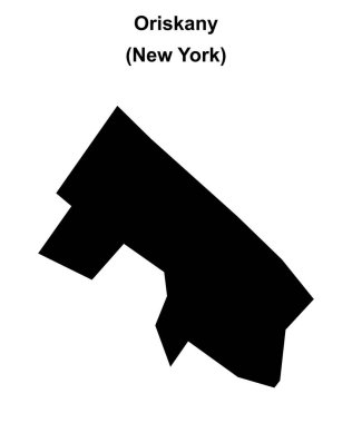 Oriskany (New York) boş ana hat haritası