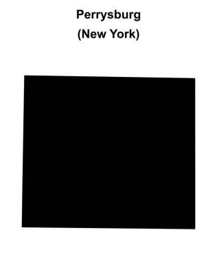 Perrysburg (New York) boş ana hat haritası