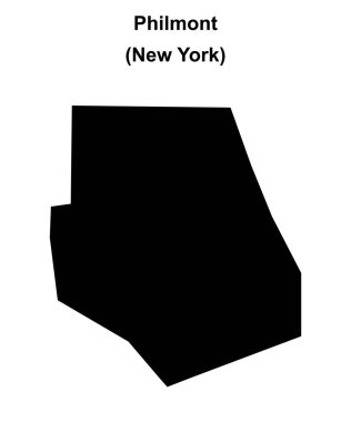 Philmont (New York) boş ana hat haritası