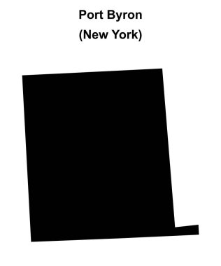 Port Byron (New York) boş ana hat haritası