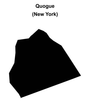 Quogue (New York) boş ana hat haritası