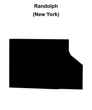 Randolph (New York) boş ana hat haritası