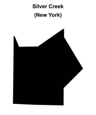 Silver Creek (New York) boş ana hat haritası