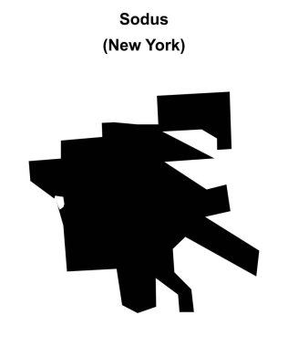 Sodus (New York) boş ana hat haritası