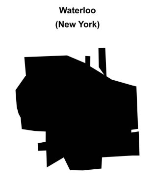 Waterloo (New York) boş ana hat haritası