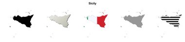 Sicilya bölgesi boş sınır haritası ayarlandı