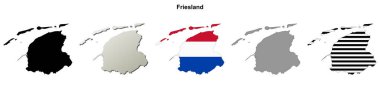 Friesland bölgesi boş ana hat haritası ayarlandı