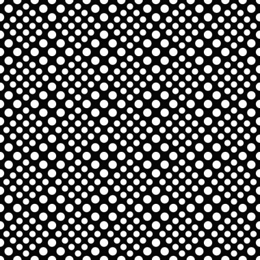 Tek renkli retro nokta desen arka planı - soyut vektör grafik tasarımı