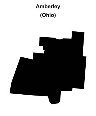 Amberley (Ohio) boş ana hat haritası