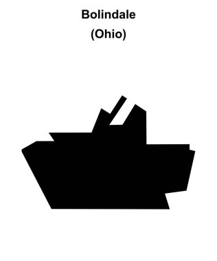 Bolindale (Ohio) boş ana hat haritası